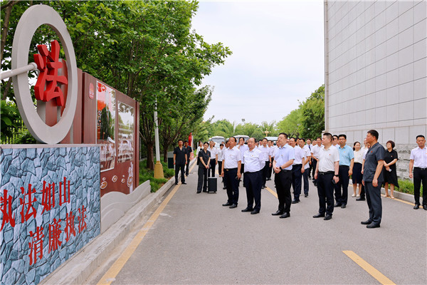 南阳市纪委常委顾理深入内乡县法院调研指导清廉法院创建工作